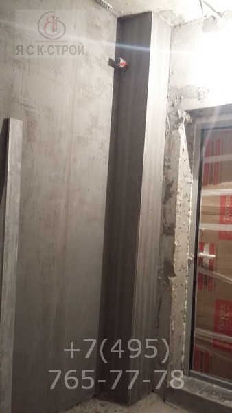 Оштукатуриваем стены родтмандом в коридоре